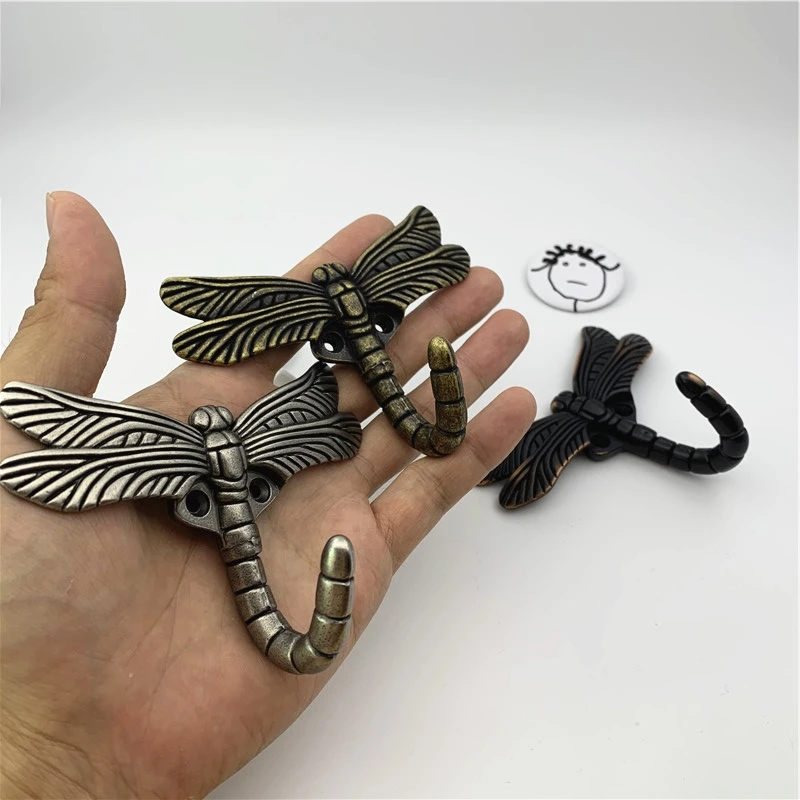 LCH Творческий креативный в форме стрекозы крючок для одежды держатель ключей из