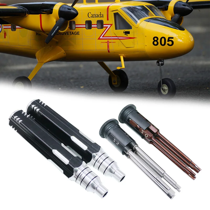 

Hex Screwdriver Tools Kit For RC Helicopter 1.5mm,2.0mm,2.5mm,3.0mm Screw Driver Set 4Pcs Slip-resistant Handle Tool Kit Top