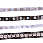 1 м5 м WS2812B умная светодиодная Пиксельная лента, чернаябелая ПП, 3060144 светодиодовм WS2812 IC;WS2812Bm 3060144 пикселей, IP30IP65IP67 DC5V