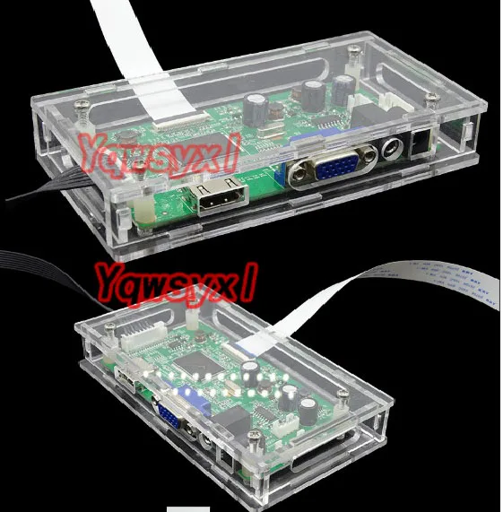 Per Controller edp scheda driver guscio protettivo isolamento scheda driver shell scatola protettiva in acrilico trasparente