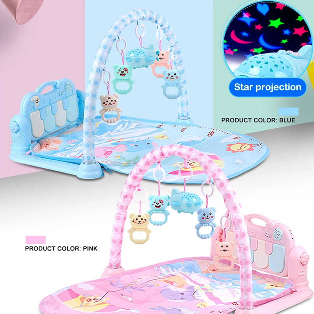 LOOZYKIT, детская стойка для нот, игровой коврик, Детский ковер-головоломка, пианино, клавиатура, для детей, развивает раннее образование, тренажерный зал, ползает, игровой коврик, игрушка