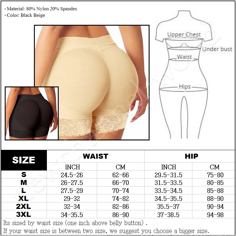 

Vrouwen Padded Butt Lifter Body Shaper Tummy Controle Slipje Hoge Taille Kant Boyshort Pad Shorts Hip Enhancer Shapewear