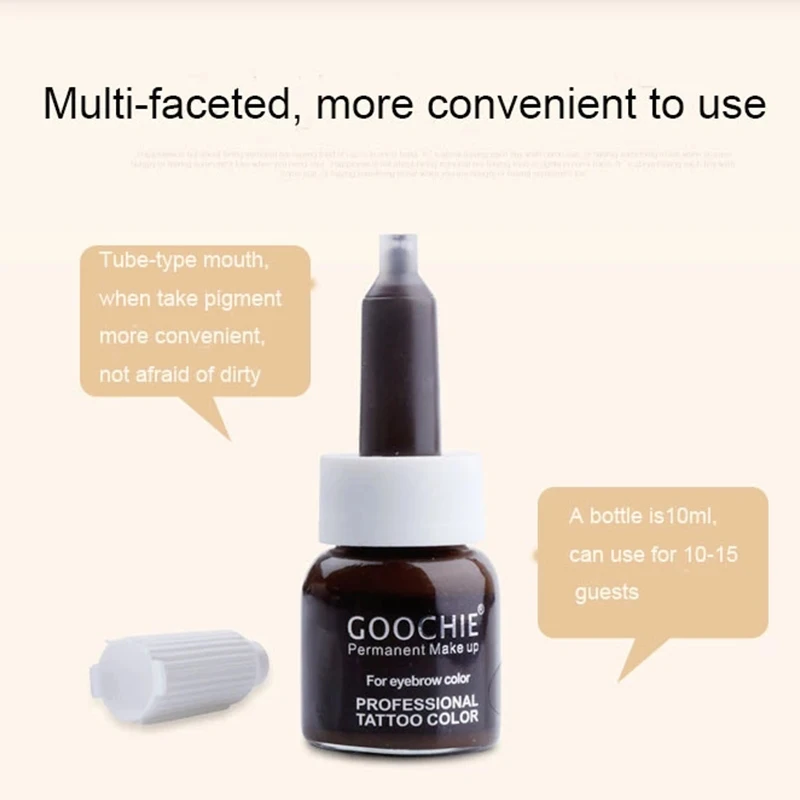 Органический Перманентный пигмент Goochie для макияжа микроблейдинг оригинальная