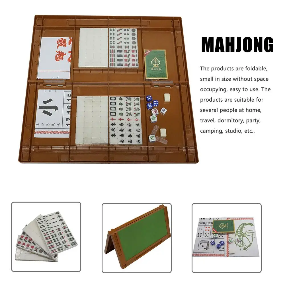 

Dice Poker Playing Cards Mahjong Set Playing Cards Mahjong Scorpion Size Fish And Shrimp Crab Game 4 In 1 Games Party