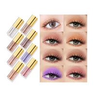 8 packs mini liquid eyeshadow 3 5gx8 liquid shining pearlescent eyeliner eyeshadow cosmetics free shipping pallete makeup