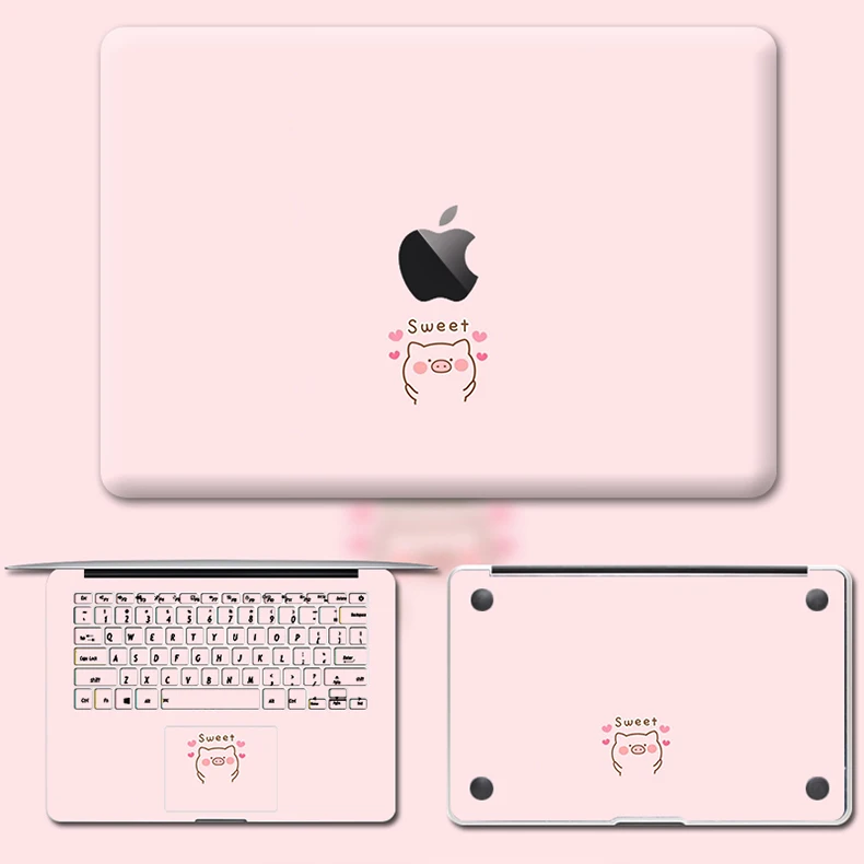 Прекрасный милый ноутбук наклейка для Macbook Pro Air 11 13 15 retina полный корпус кожи протектор милый стикер kawaii протектор кожи