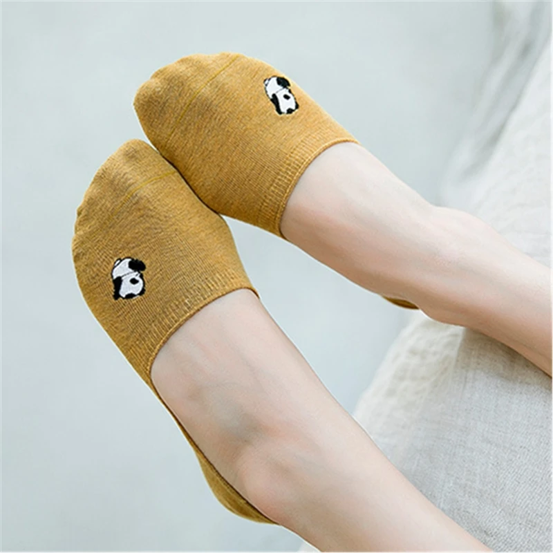 Забавные Для женщин динозавр кошка полярный медведь уход за кожей лица No Show