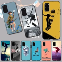 penghuwan fashion sport skateboard phone case cover for samsung s20 plus ultra s6 s7 edge s8 s9 plus s10 5g