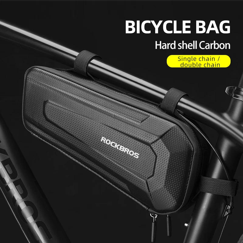 

Водонепроницаемая велосипедная сумка ROCKBROS, жесткий чехол на двойной молнии, рама для горных велосипедов и шоссейных велосипедов, велосипед...
