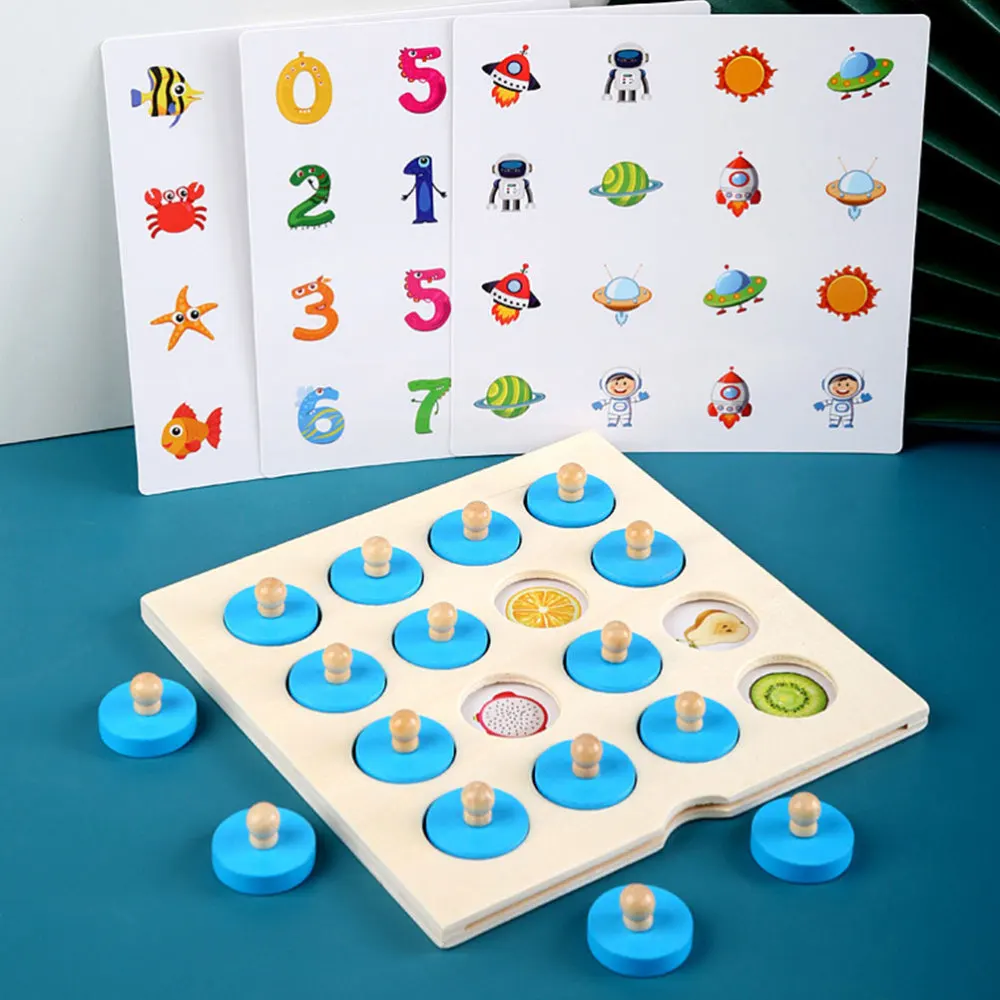 

1set 210g Memory Training Set for Kids Educational Plaything Intellectual Development Kit for Kindergarten Parent-child Game