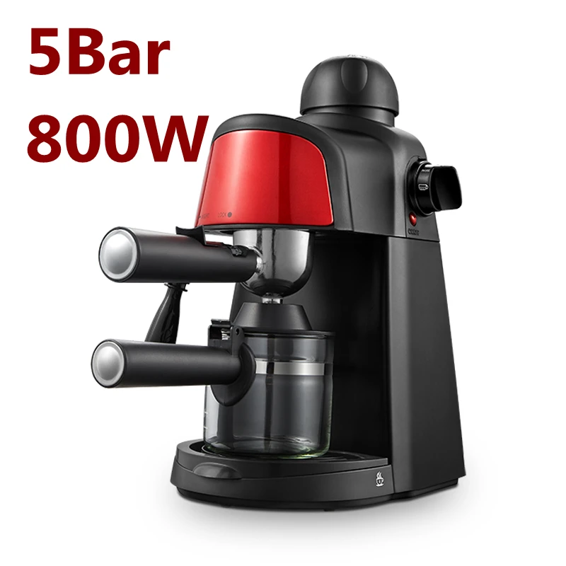 5Bar 800W model CUKYI итальянская эспрессо-кофемашина 20 бар, Паровая Полуавтоматическая кофеварка высокого давления, молочные пузырьки, кофемашины с вилкой ЕС и США - Цвет: 5Bar 800W model