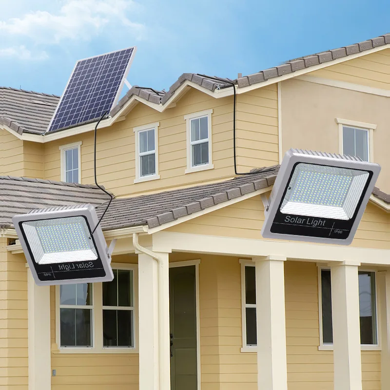 10 шт. наружный светильник ing светодиодный прожектор на солнечной батарее 120 Вт 150