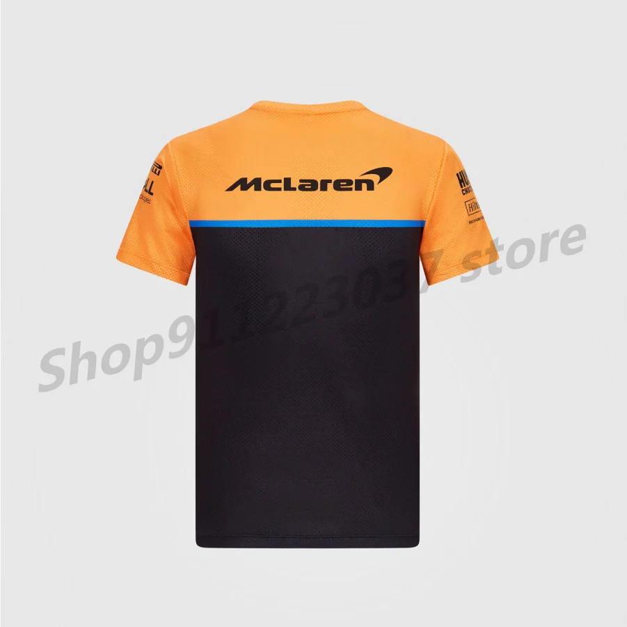

2021 Summer Formula One Official Website Hot Sale McLaren Team F1 Racing Suit T-shirt Latest F1 GT Racing Large Size 3D Shirt