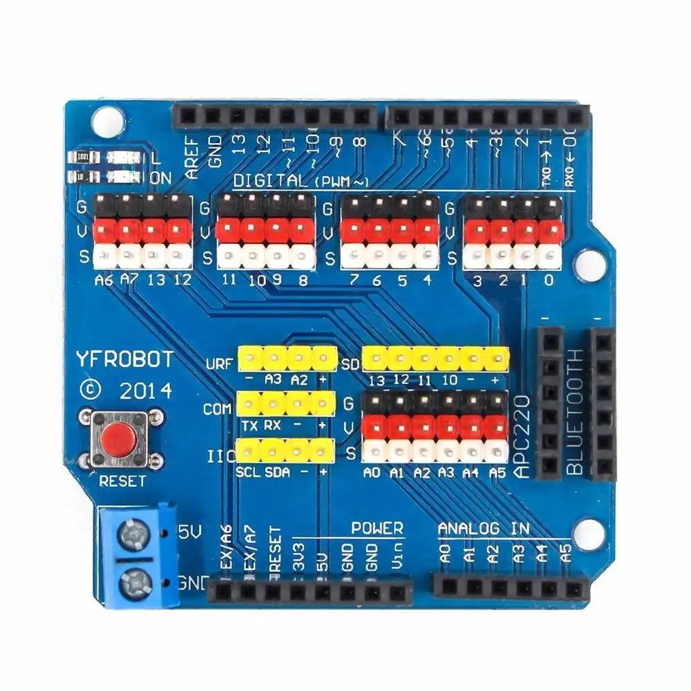 Плата расширения V5 для сенсорного экрана Arduino UNO R3 V5.0 щит электронного модуля