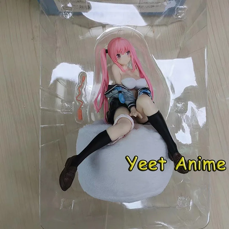 

Anime Beautiful Girl Series PVC Action Figure Meiyouo Sitting Posture Static Collection Ornaments Gift Clothes Can Be Taken Off