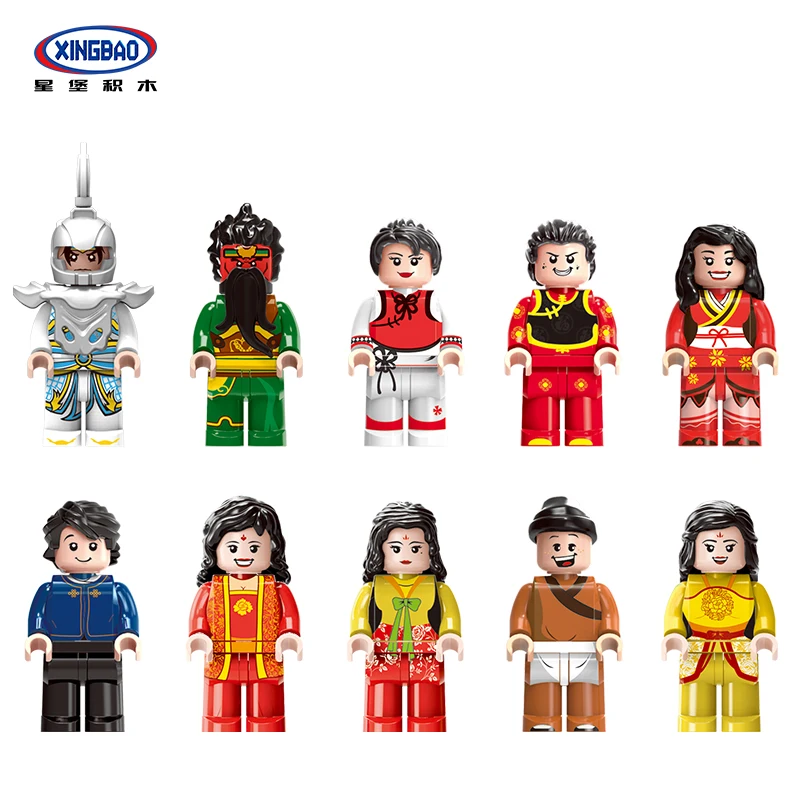 Китайская креативная серия XINGBAO набор строительных блоков китайского театра