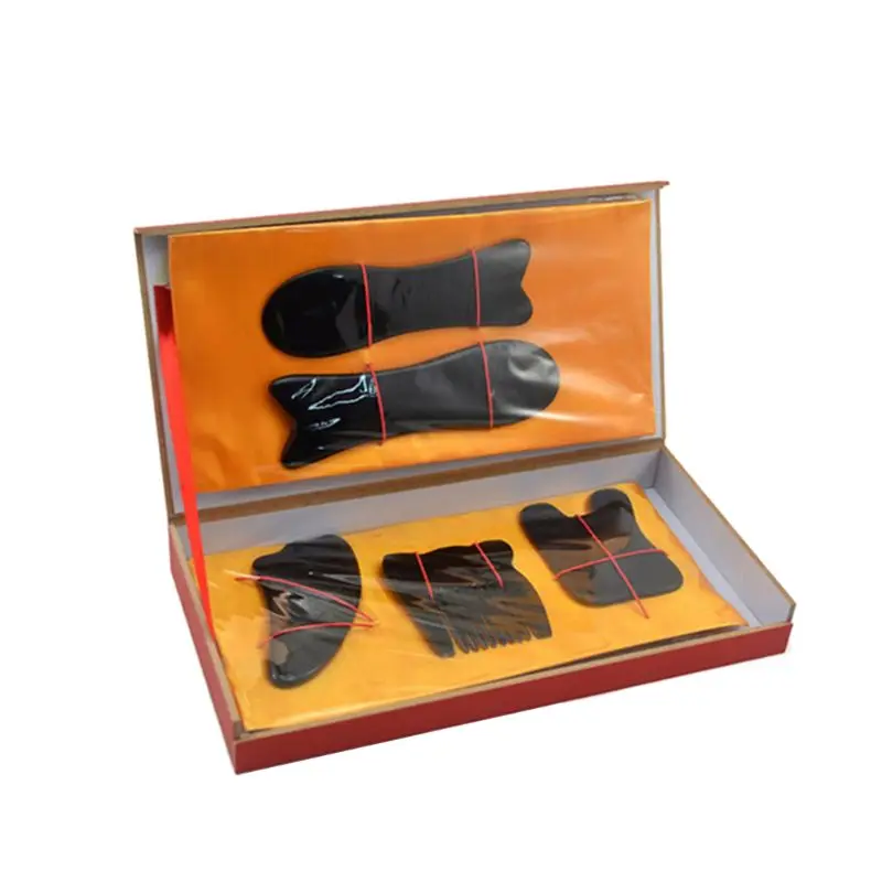 

New Traditional Acupuncture Massage Gua Sha Guasha Tool Set