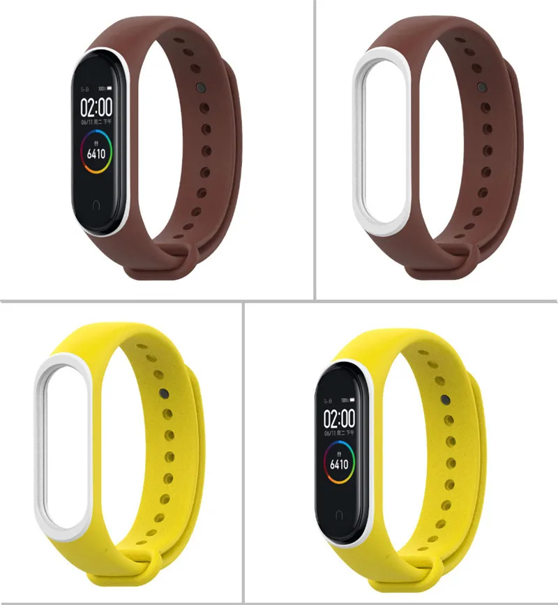 Ремешок для часов XIAOMI MI Band 4 резиновый мягкий сменный Браслет 3 | Наручные часы