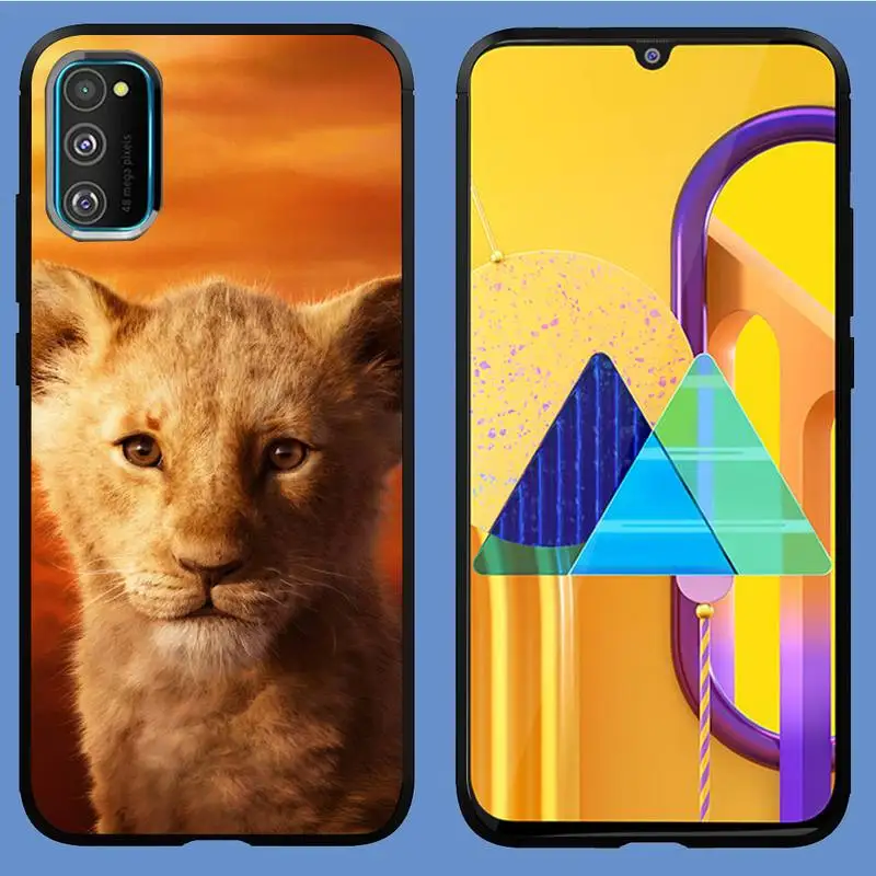 

The Lion King Animal Phone Case For Samsung A10 A12 A02 A20E M30 A31 A32 A40 A50 S A52 A51 A70 A71 A80 Cover Fundas Coque