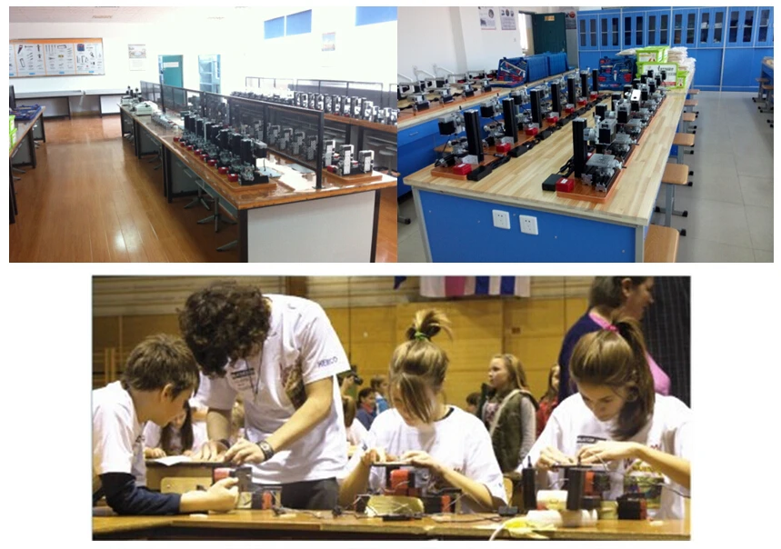 

Big power mini electroplated metal Wood turning lathe TZ20003MBP for intelligence development