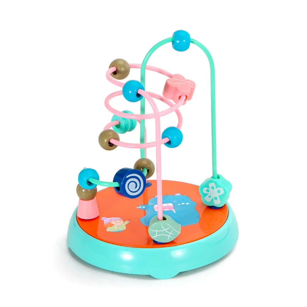 Красочные Бусины мини-пазл с бусинами детские игрушки вращающаяся детская