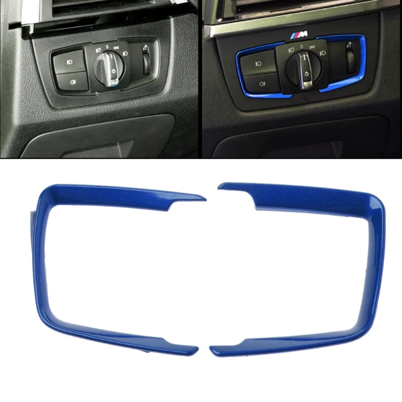 2020 Новый 2 шт. ABS хромированный переключатель фар автомобильный Стайлинг рамка