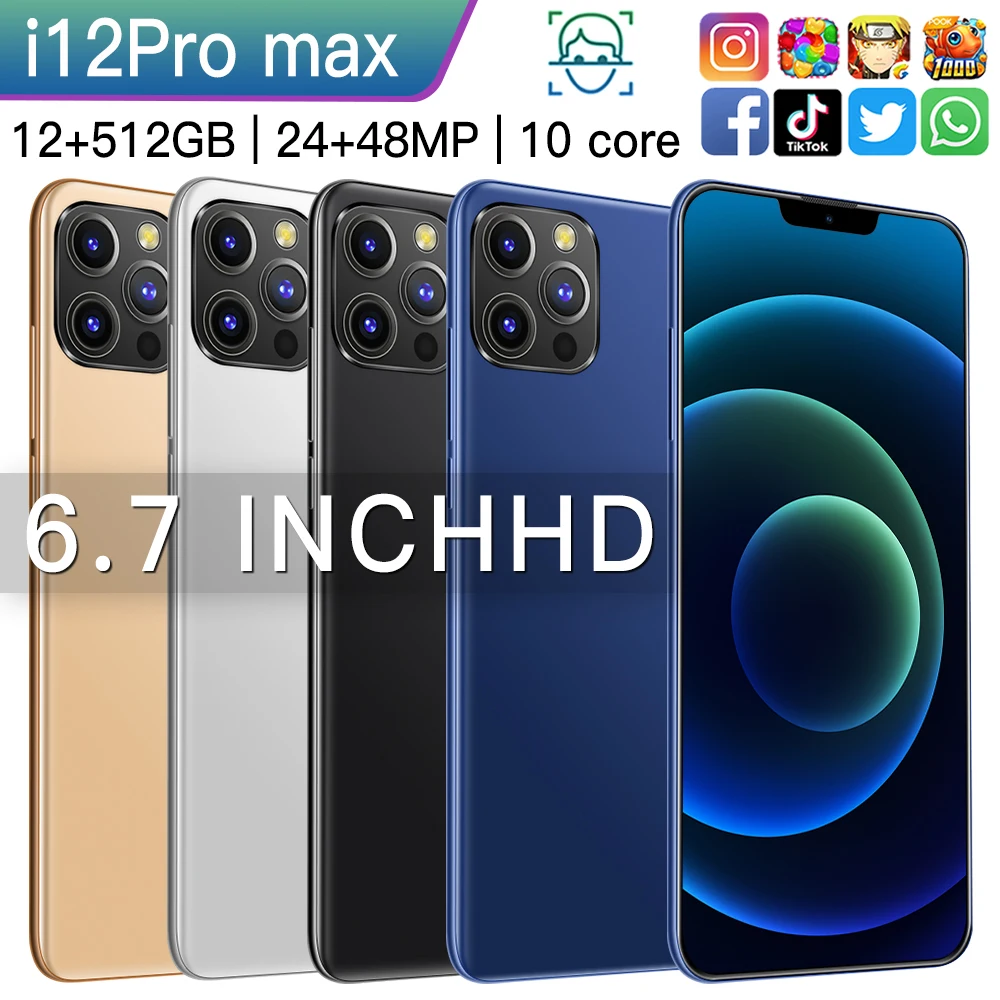 

I12 Pro Max, 6,7 , 12 + 512 , 5800 , Snapdragon 888, 24 , 48