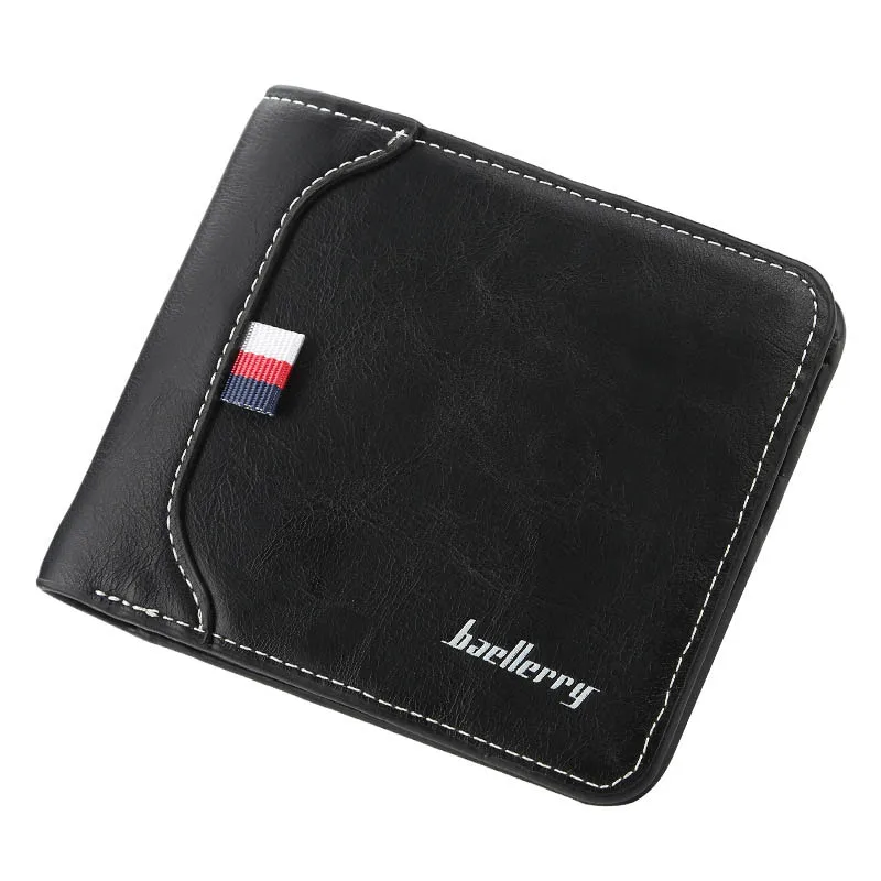 2019 Baellerry повседневные мужские кошельки из искусственной кожи Короткий держатель
