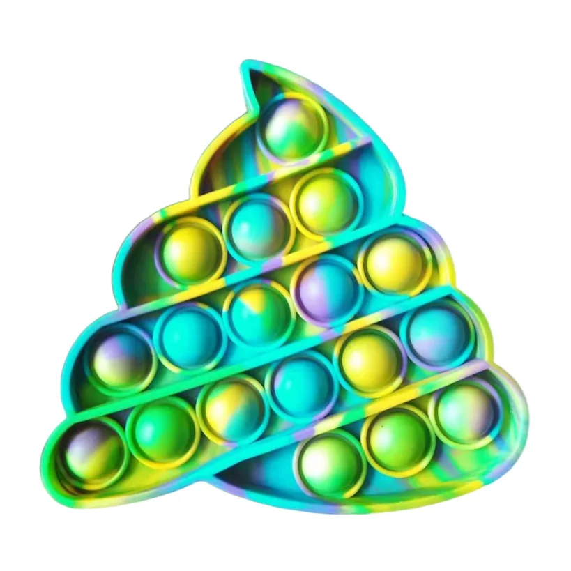 

Pop It Tie-Dye Poo fidget toys Toy Autism Special Needs Stress Reliever toys for children