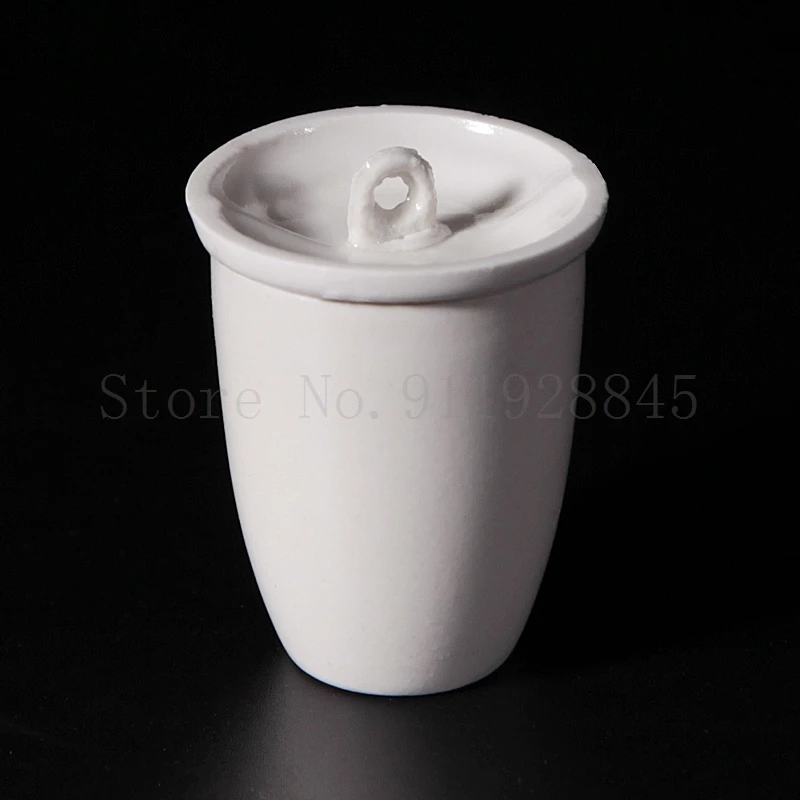10pcs 20/25/30ml Ceramic volatilization crucible with lid lab for coal quality analysis at high temperature | Канцтовары для офиса