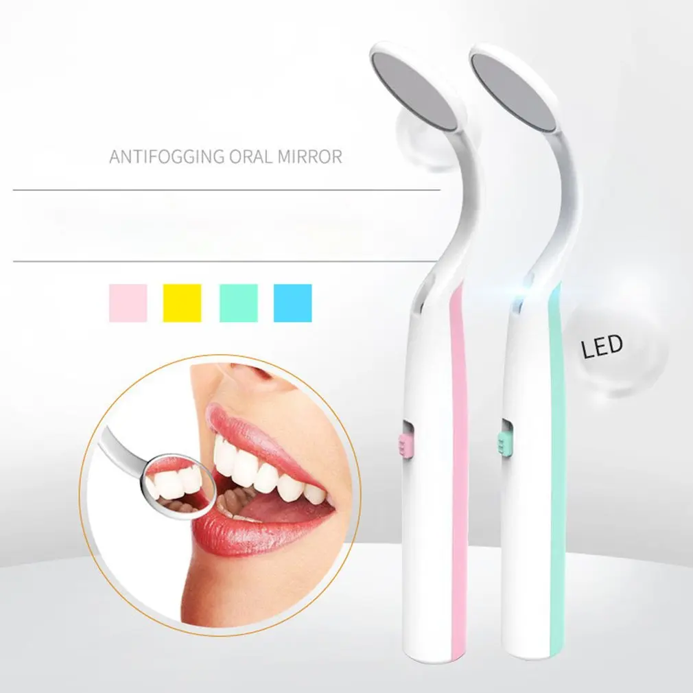 

Dental Endoscope Led Luminous Dental Mirror With Light High Definition Anti-fog Dental Inspection Tool