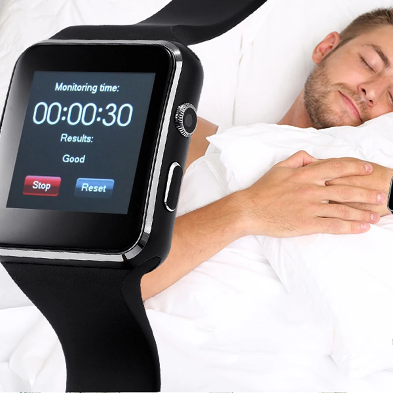 Смарт-часы AMS-Bluetooth X6 спортивный Шагомер с камерой поддержка sim-карты WhatsApp Facebook для