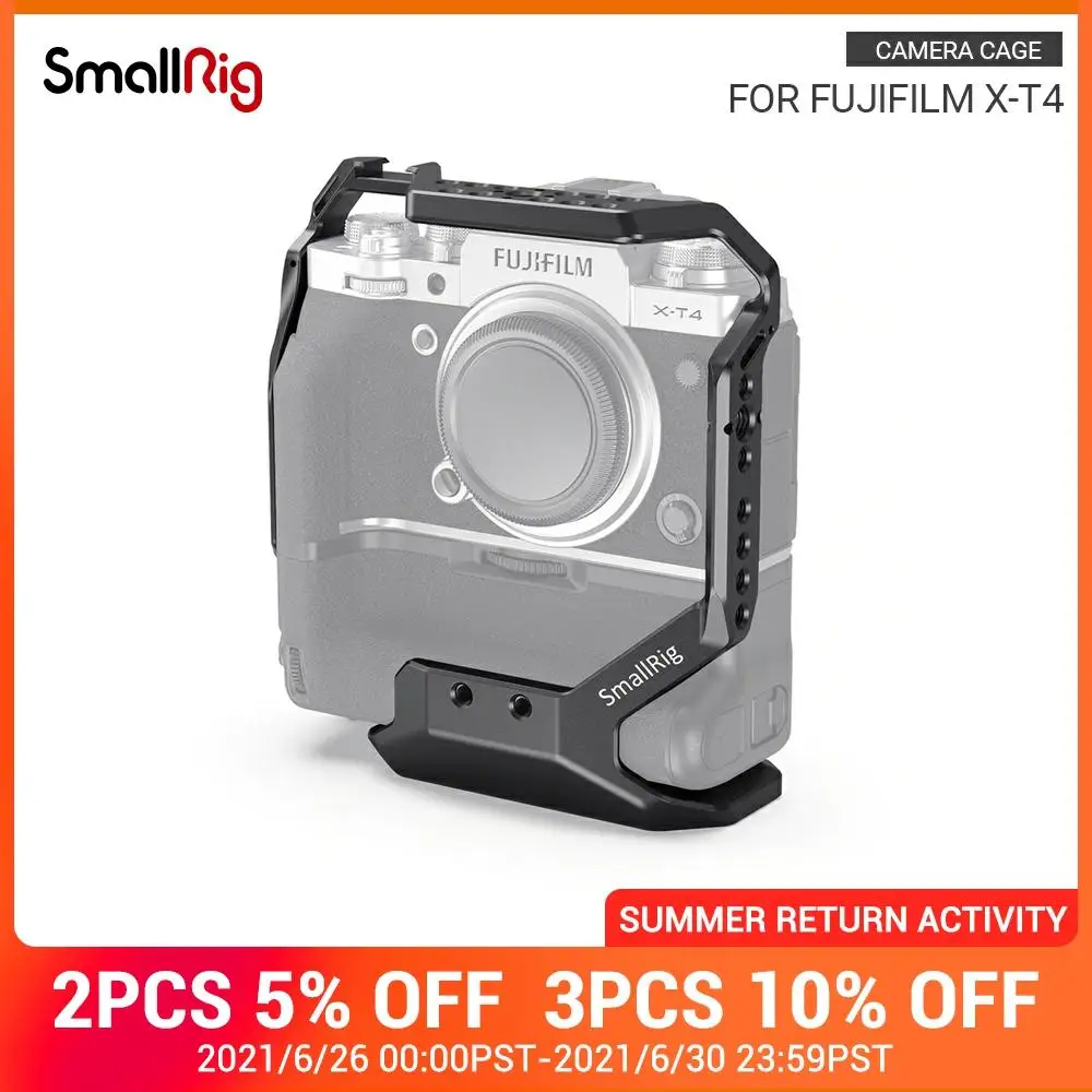 Клетка SmallRig для фотоаппарата FUJIFILM X T4 с вертикальной батареей комплект клетки