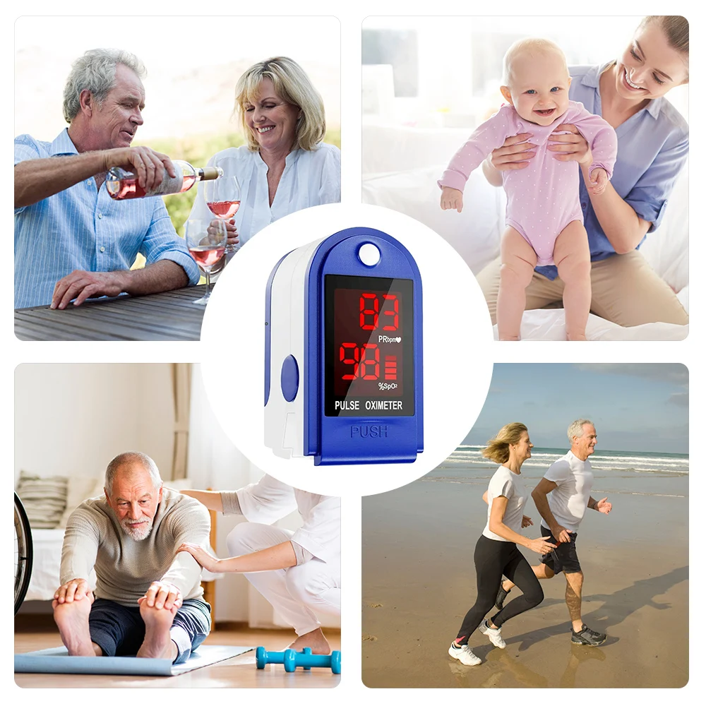 Пульсоксиметр на палец измеритель пульса Оксиметрия насыщенность кислородом |