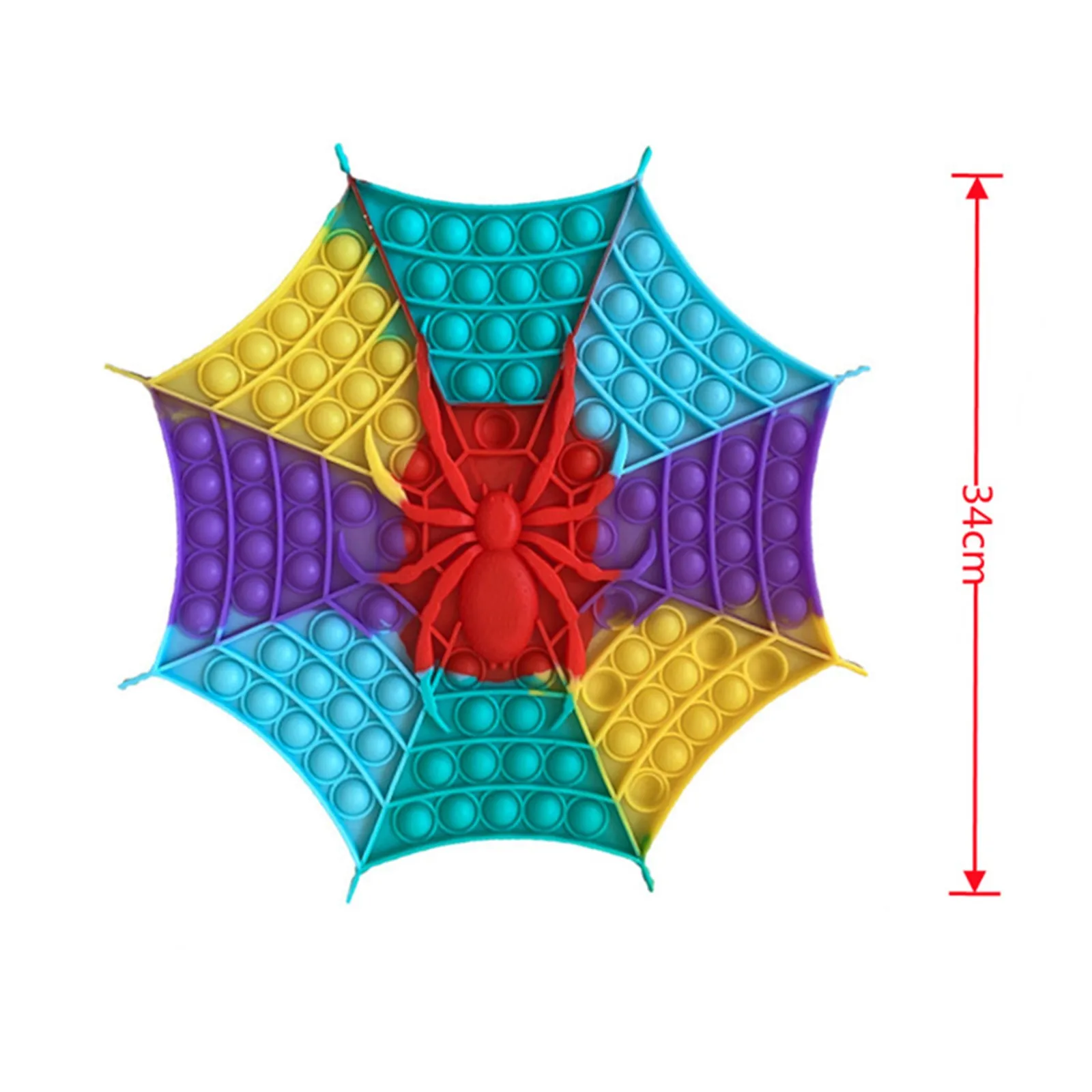 Fidget Juguetes | Juguetes Fidget | Fidget juguetes arco iris grande tablero de ajedrez Pushs es Dimple de juego los ni&ntilde;os adultos inquietos Popper sensorial de juguete para aliviar el estr&eacute;s-5