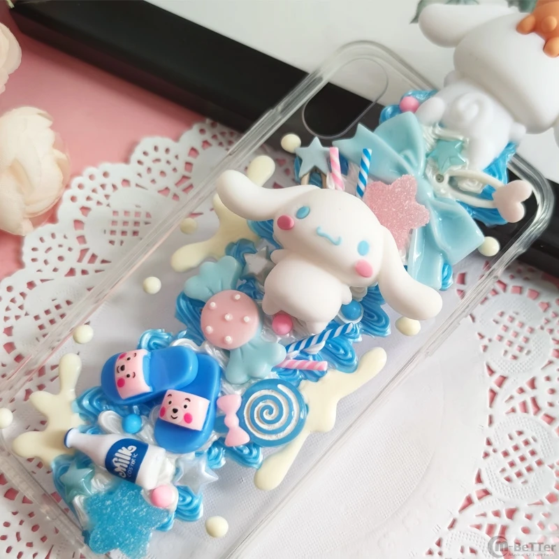 diy case for samsung s21 ultra s20 fe 3d cartoon phone cover cute dog cream shell galaxy a71a51 5g handmade s8s9s10 plus gift free global shipping