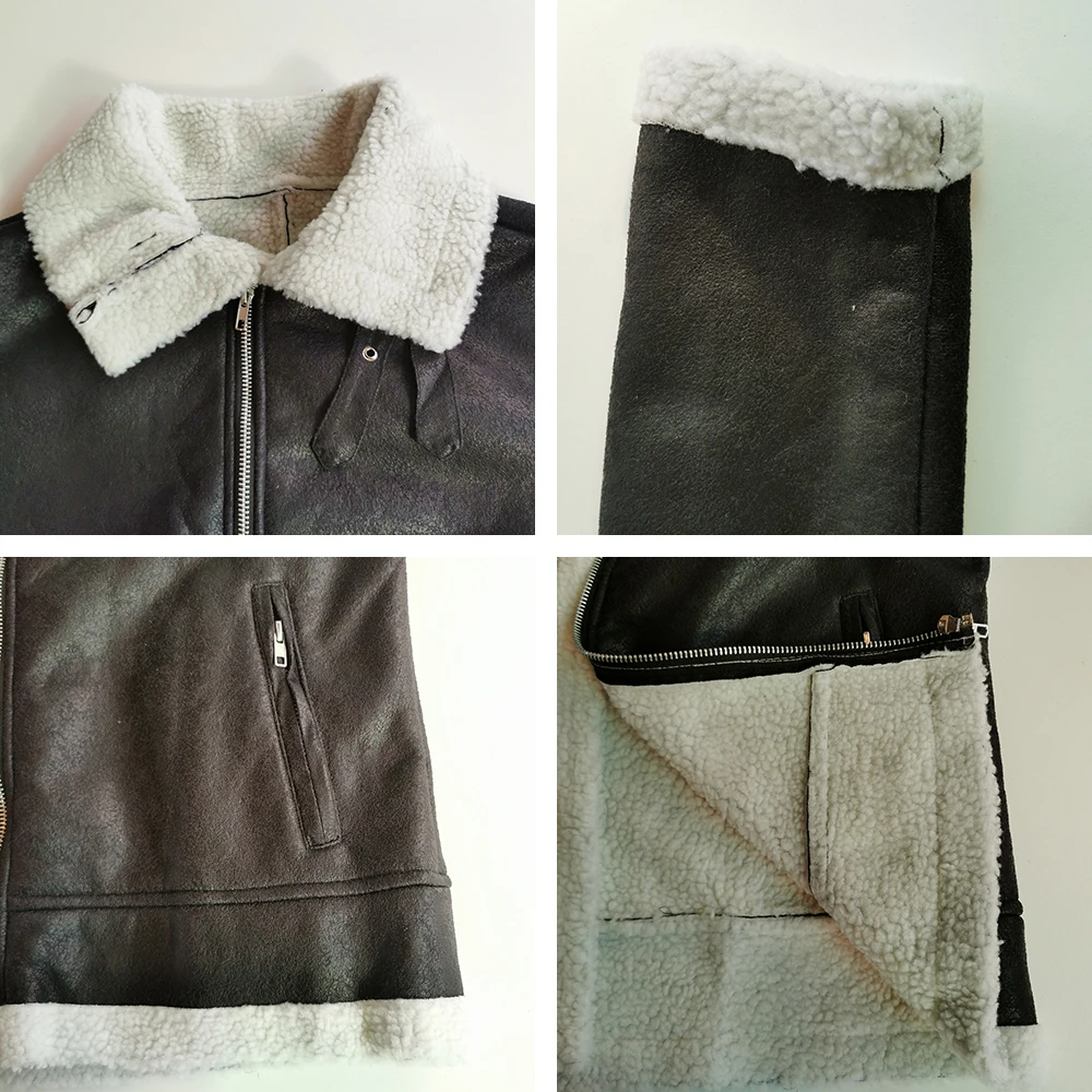 

Trend Men's PU Leather Jacket Winter Thicken Faux Fur Coat Men Casual Punk Motorcycle Coats Warm Jackets 3XL Plus Size Outwear