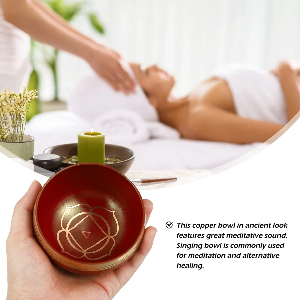 

1 Set Meditation Sound Bowl Singing Bowl Buddhism Home Decoration With Stick