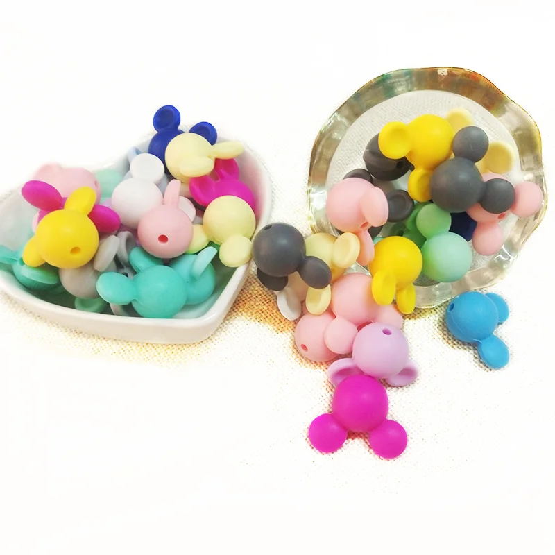 10 шт. силиконовые бусины-прорезыватели для ожерелий | Мать и ребенок