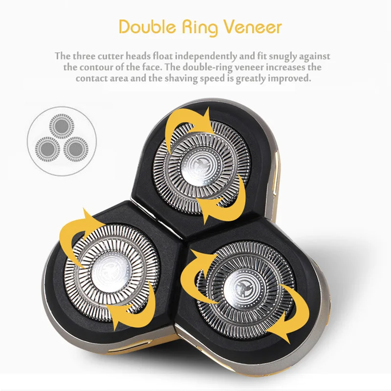 Портативная Мужская электрическая мини бритва с зарядкой от USB мужской триммер