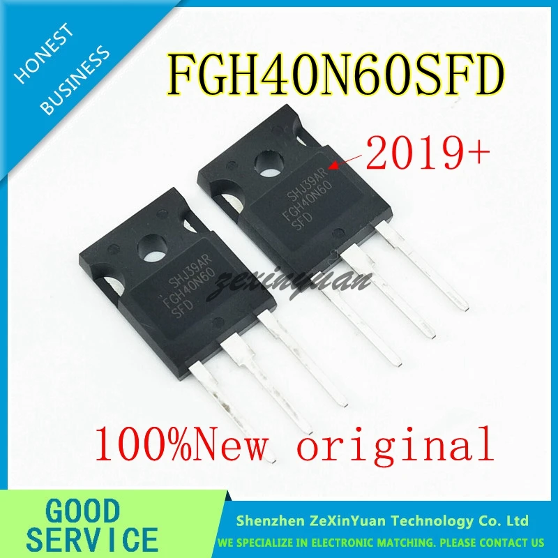 10 шт./лот 100% новый импортный оригинальный FGH40N60SFD FGH40N60 TO-247 Триод Электрический сварочный аппарат IGBT трубка 40A600V