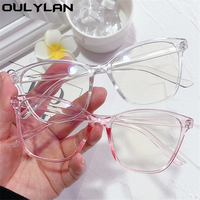 Oulylan оправа для очков в стиле кошачьи глаза женские модные оправы с защитой от