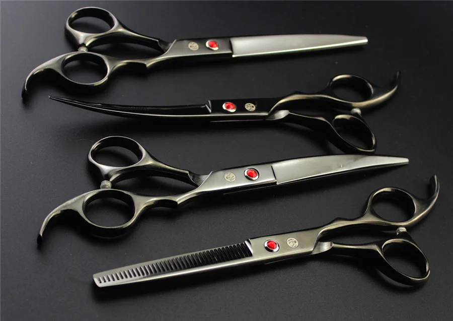 Профессиональные ножницы для груминга домашних животных 7 дюймов японские 440C