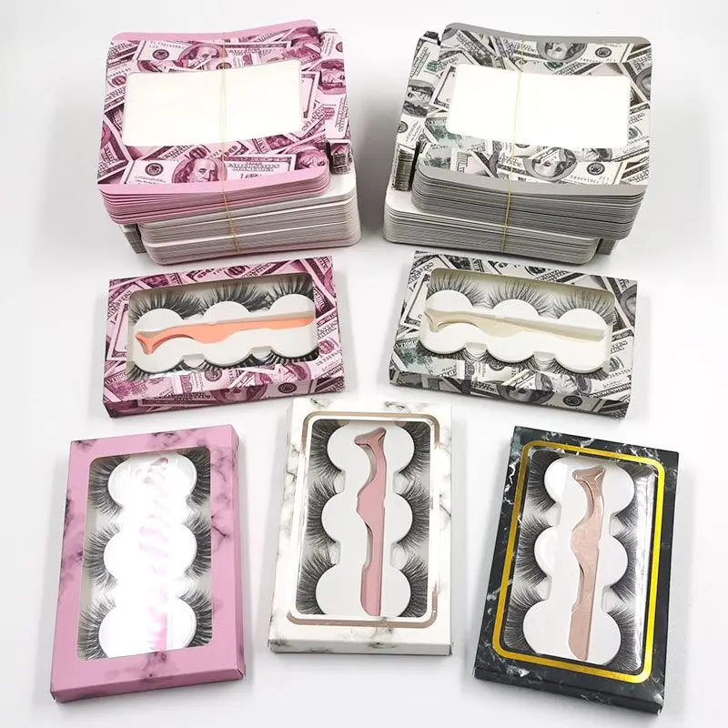 10 шт. квадратные коробки для накладных ресниц 3 пары|Накладные ресницы| |