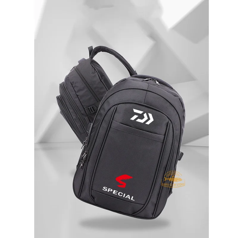 

DAIWA Fishing Breathable Wear-resistant Backpack Travel Bag Daiwa Men Outdoor Hiking Large Capacity Waterproof Backpack