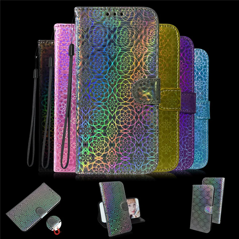 

Dazzle Flap Leather Shell Cases Suitable For Huawei P40Lite P40Pro Nova6SE 5i Pro Mate 30Lite 30Pro 30 Phone case for Huawei