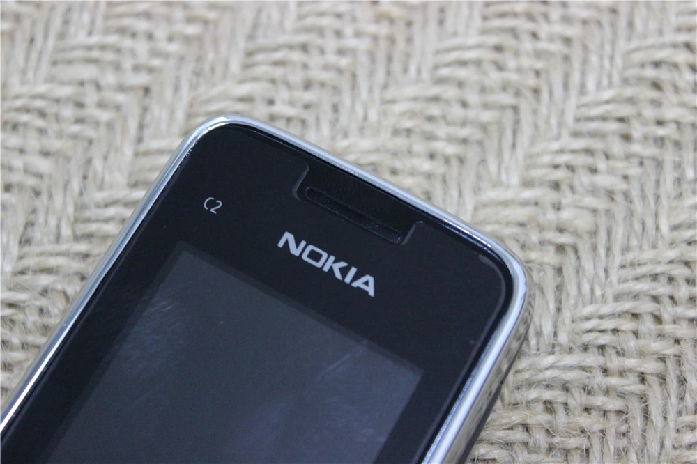 C2-01 разблокированный Nokia C2-01 1020mAh 3.15MP 3g Поддержка русской клавиатуры и аракбической клавиатуры и иврит клавиатуры мобильного телефона
