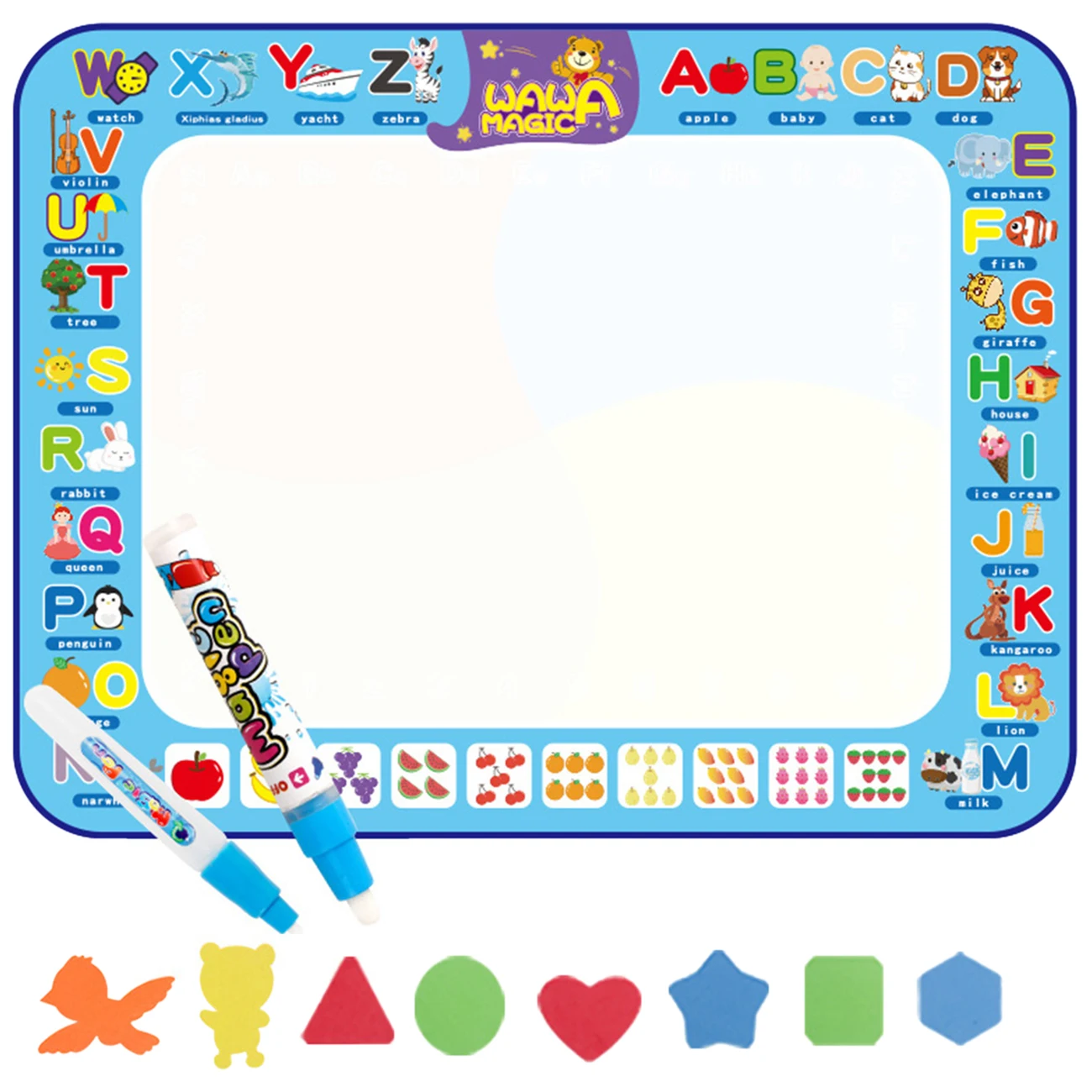 

Childrens Water Canvas Baby Magic Graffiti Carpet Drawing Board Educational Toy Painting Writing Supplies100x75cm