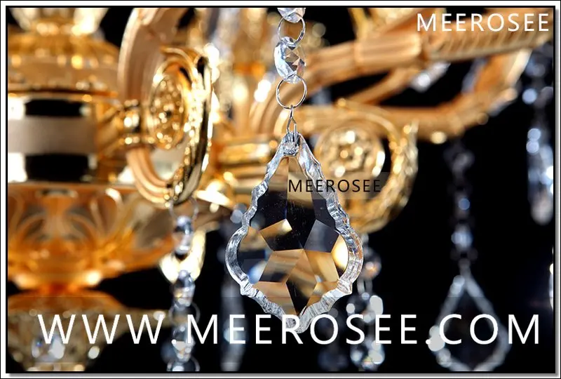 Современная роскошная Золотая люстра с 12 дужками из цинкового сплава