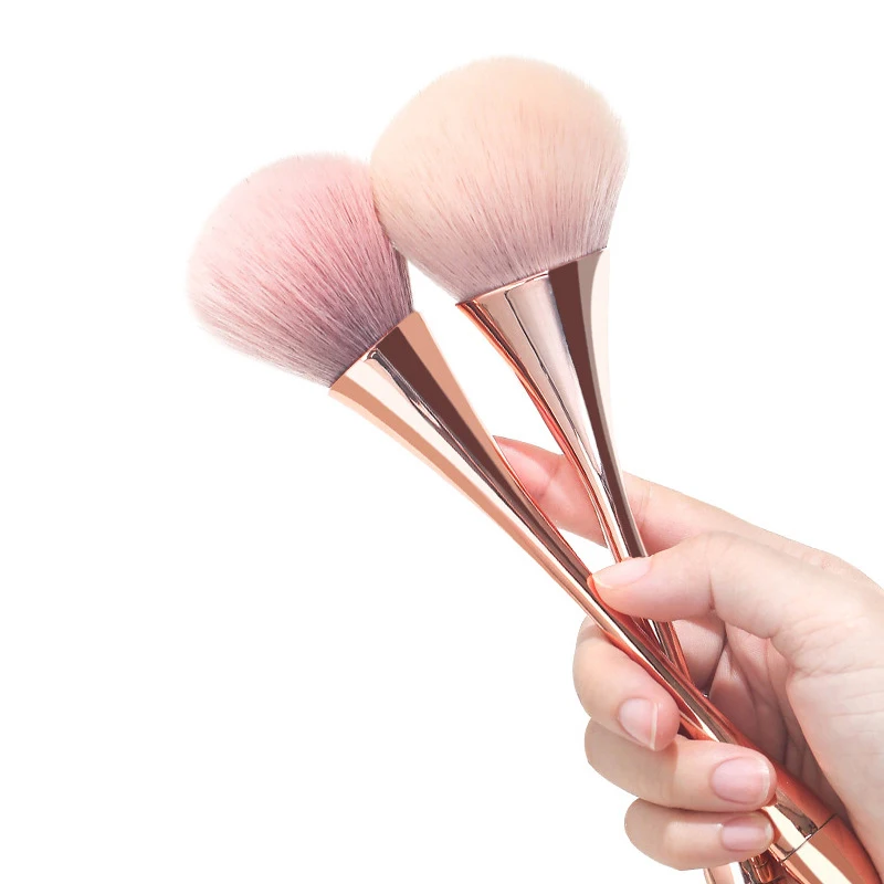 Rosegold пудра для макияжа плотного мягкого Большая кисть нанесения румян свободные